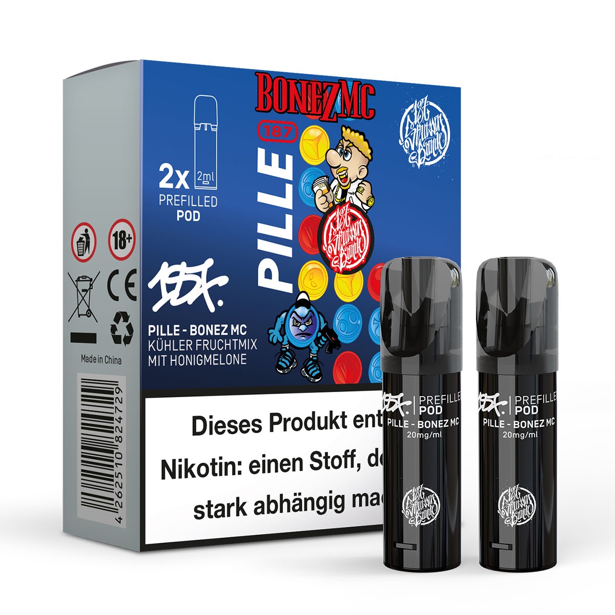 187 – POD – Pille 2 % Nikotin (2er-Pack)