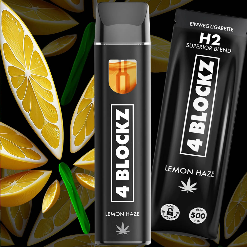4 Blockz H2 Vape - Lemon Haze 1ml