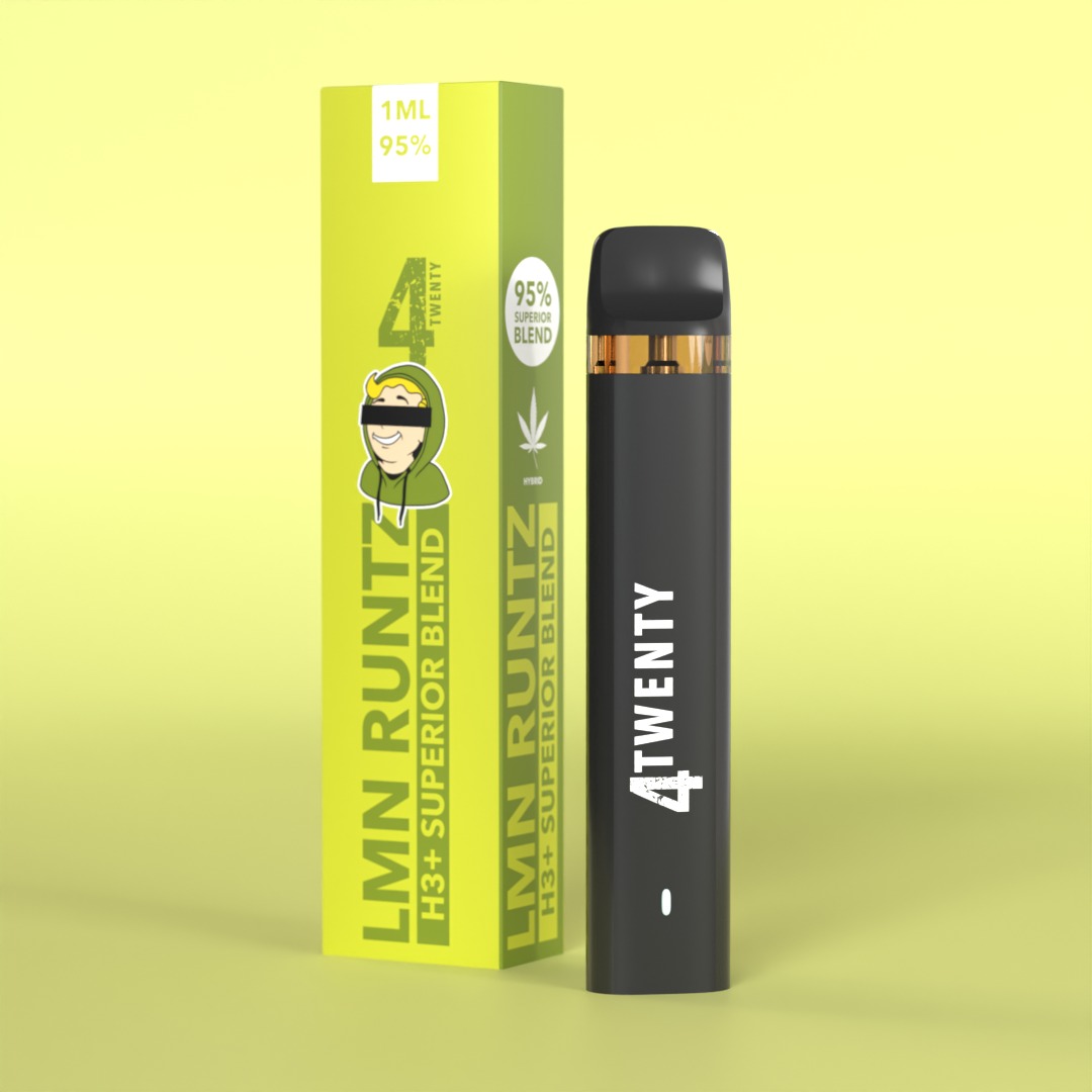 4Twenty H3+ Superior Blend Vape - Lmn Runtz 1ml