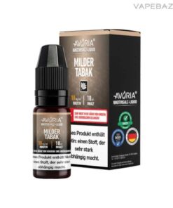 Avoria Nikotinsalz Liquid – Milder Tabak