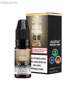 Avoria Nikotinsalz Liquid – Vanillepudding