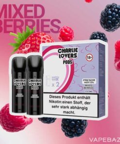 Charlie Lovers Pods – Gemischte Beeren (2er Pack)