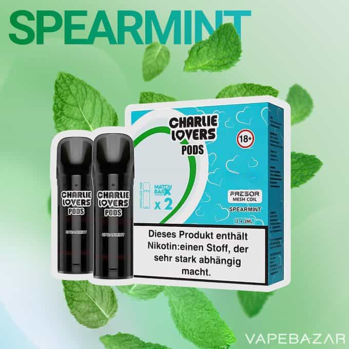 Charlie Lovers Pods – Spearmint (2er Pack)