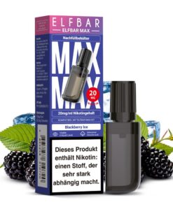 Elfbar Max – Brombeereis – 10 ml Liquid-Pod