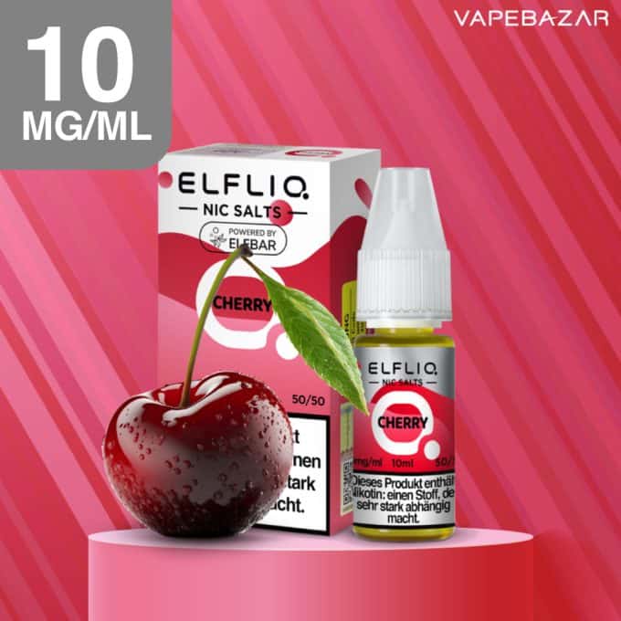 Elfliq Nikotinsalz-Liquid 10 ml – Kirsche 10 mg/ml Nikotin