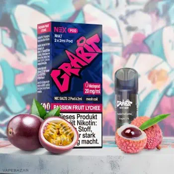 Grabit Nex Pods – Passionsfrucht-Lychee (2er Pack)