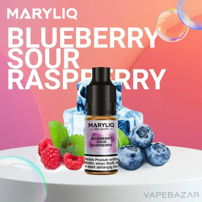 MARYLIQ von Lost Mary – Nic Salt – Blaubeere, saure Himbeere