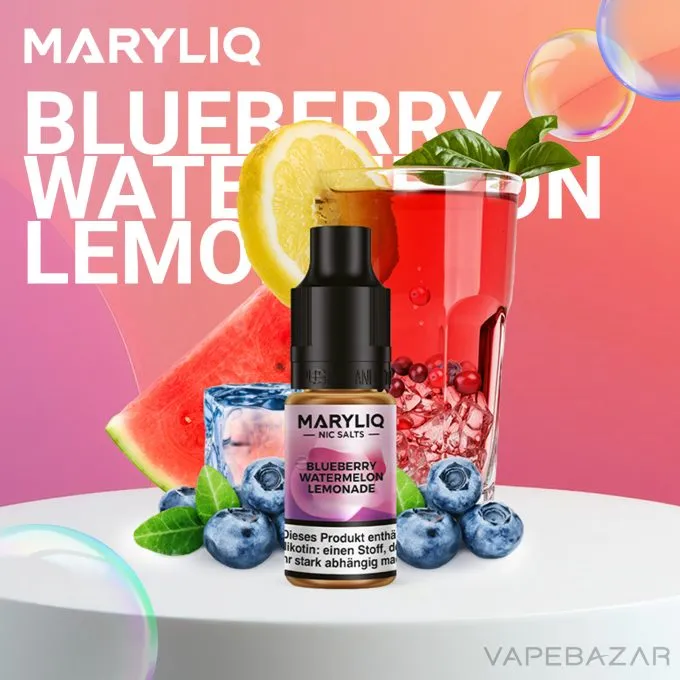 MARYLIQ von Lost Mary – Nic Salt – Blaubeer-Wassermelonen-Limonade