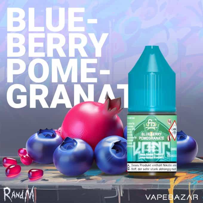 RandM Tornado Liquid – Blaubeere Granatapfel – 20mg/ml Nikotin