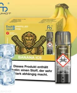 RandM Tornado Pods – Banana Ice (2er Pack)