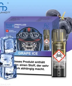 RandM Tornado Pods – Grape Ice (2er Pack)