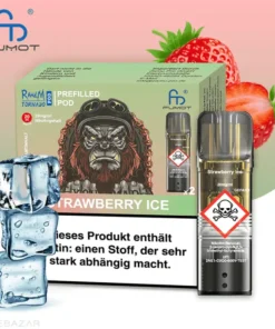 RandM Tornado Pods – Erdbeereis (2er Pack)