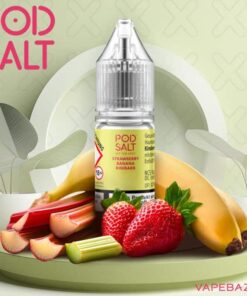 Pod Salt X Nikotinsalz Liquid – Erdbeere Banane Rhabarber