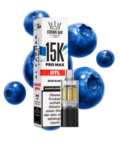 Al Fakher – Crown Bar 15K Pro Max DTL Pod – Blue Blast 10 ml