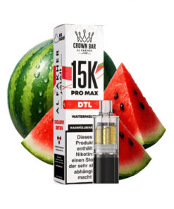 Al Fakher – Crown Bar 15K Pro Max DTL Pod – Wassermelone 10 ml