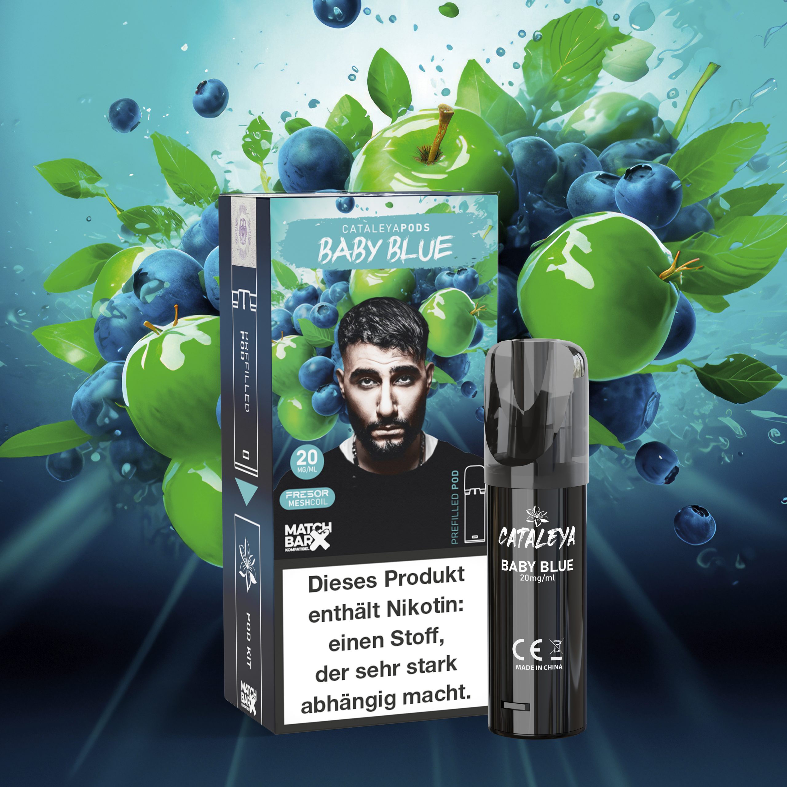 Cataleya von Samra – Baby Blue 2 % Nikotin POD