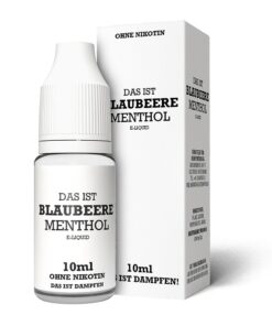 Blaubeere Menthol Liquid Das ist Dampfen