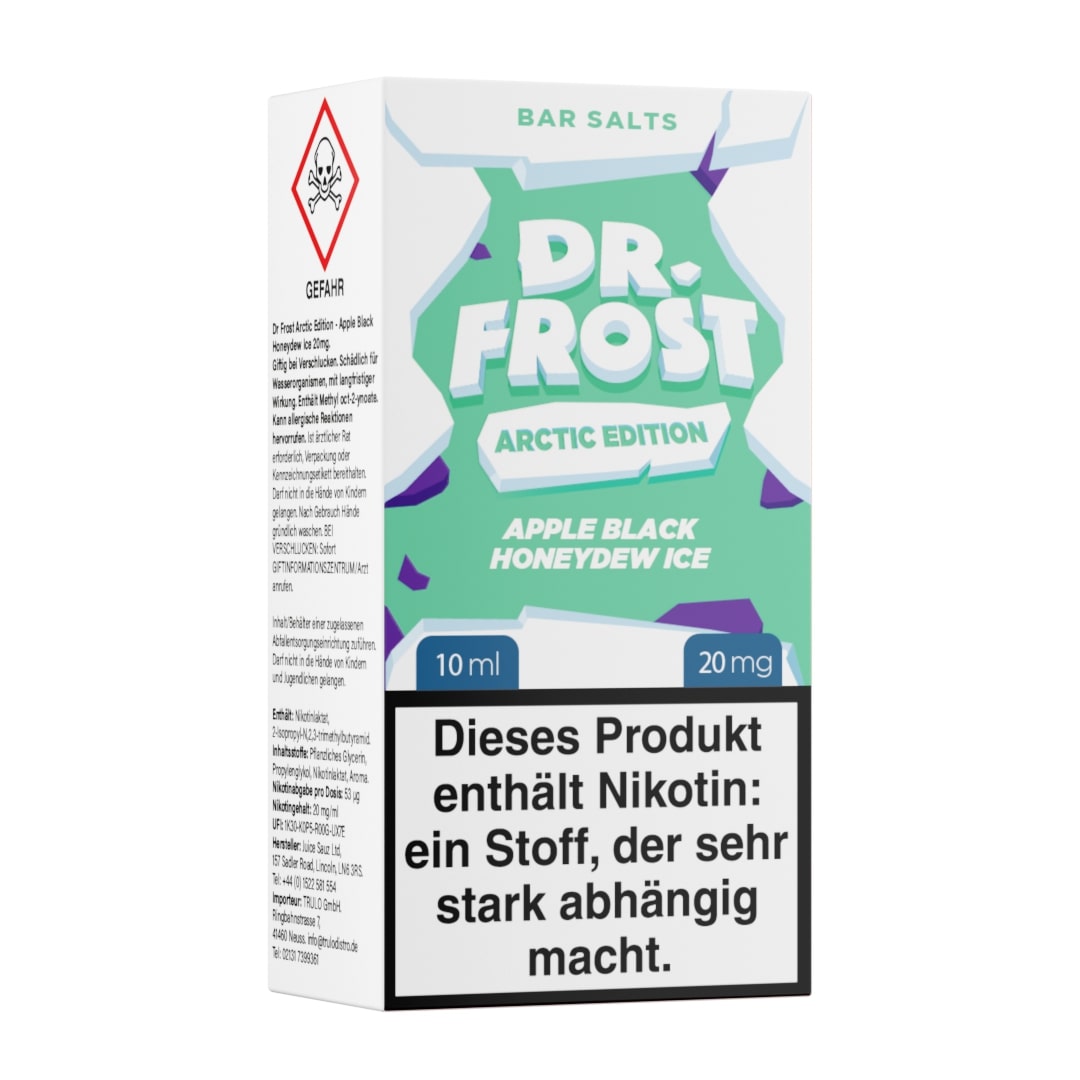Dr. Frost - Arctic Edition Apple Black Honeydew Ice Nikotinsalz Liquid 10ml | 20mg/ml