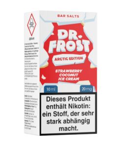 Dr. Frost - Arctic Edition Erdbeer-Kokos-Eiscreme Nikotinsalz Liquid 10ml | 20mg/ml