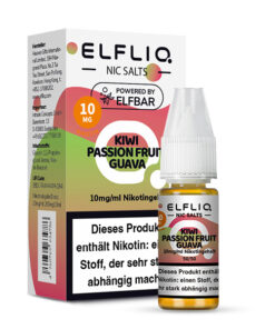 Elfliq - Kiwi Passionsfrucht Guave Nikotinsalz Liquid 10ml | 10mg/ml