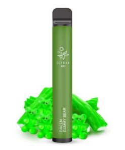 Elfbar 600 - Einweg E-Zigarette - Green Gummy Bear 2% Nikotin