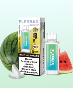Flerbar Pod – Chewy Watermelon 2 % Nikotin (2 Pods)