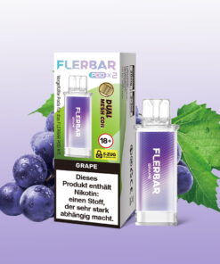 Flerbar Pod – Traube 2 % Nikotin (2 Pods)