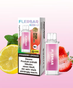 Flerbar Pod – Erdbeerlimonade 2 % Nikotin (2 Pods)