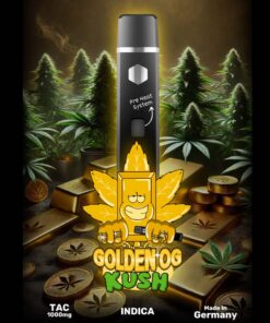 Happys Amsterdam TAC Vape - Golden OG Kush 1ml