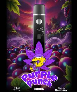 Happys Amsterdam TAC Vape - Purple Punch 1ml