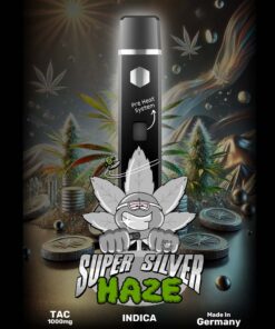 Happys Amsterdam TAC Vape - Super Silver Haze 1ml