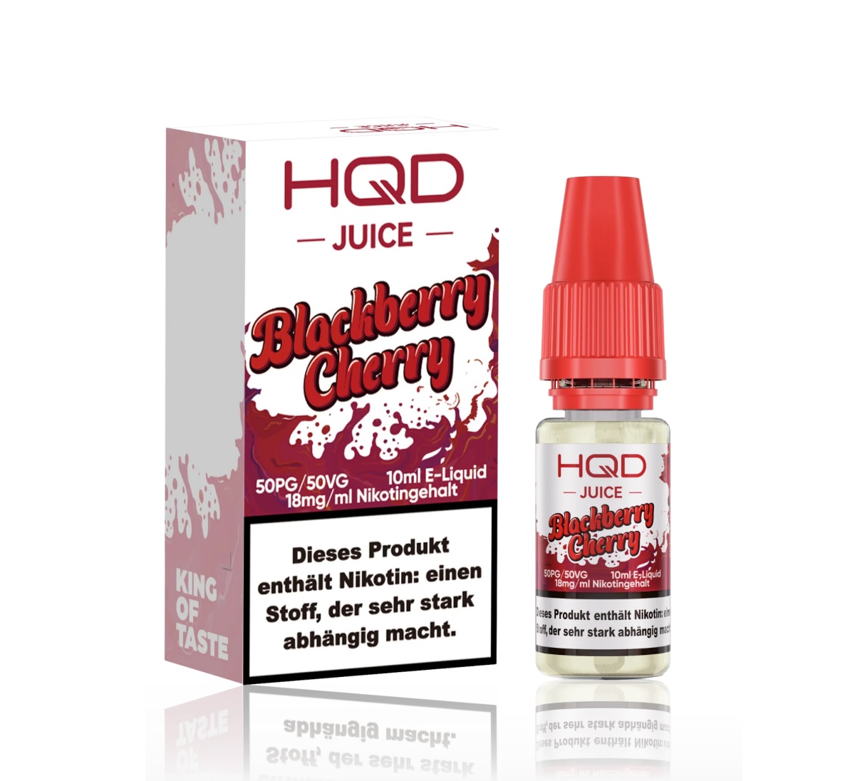 HQD Juice - Brombeer-Kirsch-Liquid 10ml | 18mg/ml