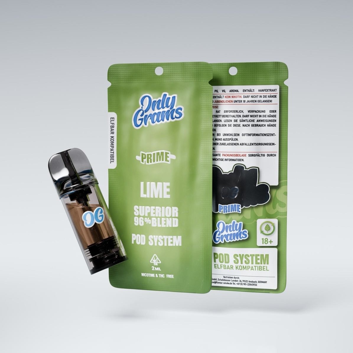 Only Grams - Superior Blend Pod - Limette 2 ml