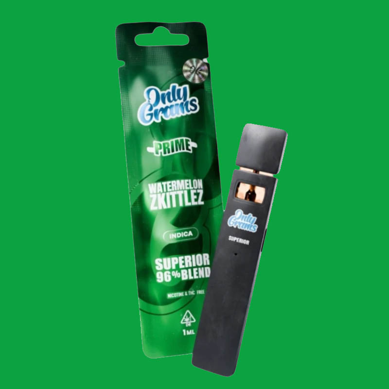 Only Grams Superior Blend Vape - Wassermelone Zkittlez 1 ml