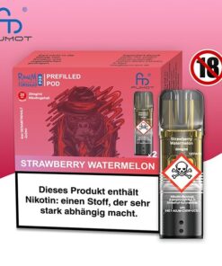 RandM Tornado - POD - Strawberry Watermelon 2% Nikotin 600 Züge (2 Pods)