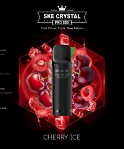 SKE Crystal Pro 800 Pod - Cherry Ice 2% Nikotin (2er Pack)