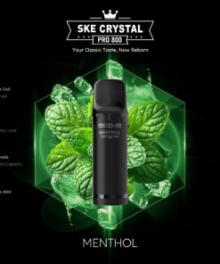 SKE Crystal Pro 800 Pod – Menthol 2 % Nikotin (2er-Pack)