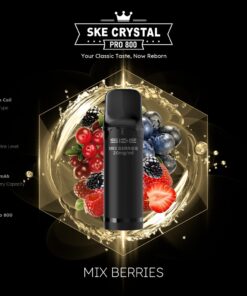 SKE Crystal Pro 800 Pod – Mix Beeren 2 % Nikotin (2er-Pack)