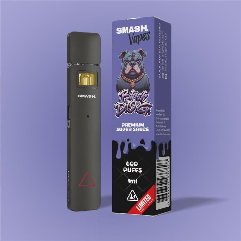SMASH V3 Super Sauce Vape - Black D.O.G. 1ml
