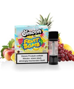 Smooh - POD - Fruit Bomb 2% Nikotin 600 Züge (2 Pods)