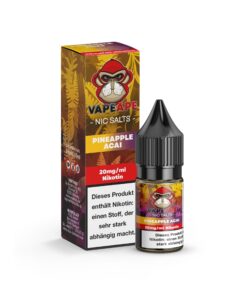 VapeApe - Pineapple Acai Nikotinsalz-Liquid 10ml | 20mg/ml