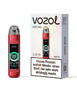 Vozol - Ace Max Pod Kit - Rubinrot